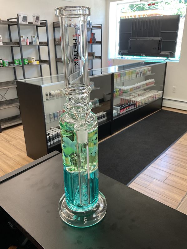 14” Glycerin filled fish bong