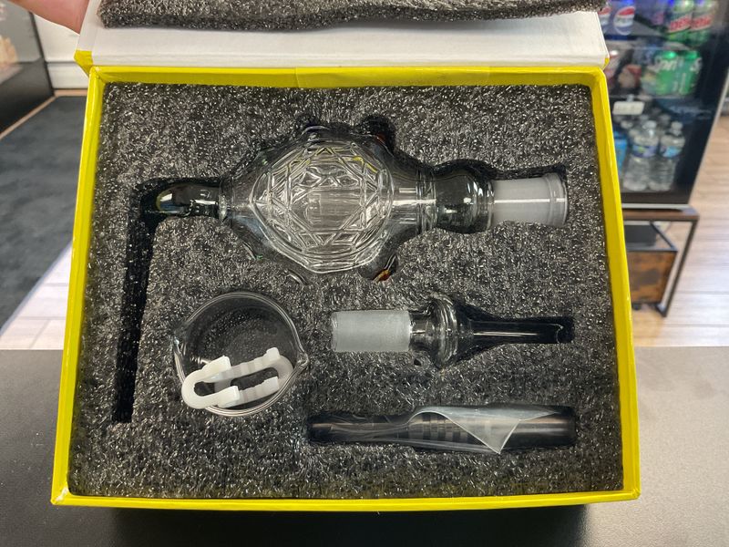 14mm Quartz &amp; Titanium tip nectar collector set