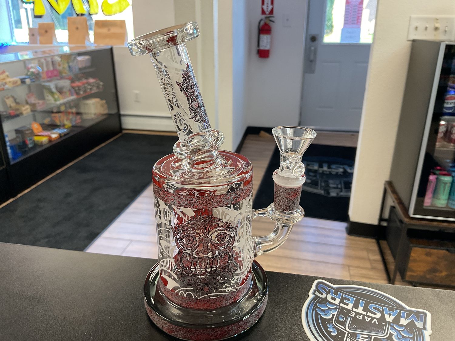 6.5 Tiki Etched Mini Water pipe