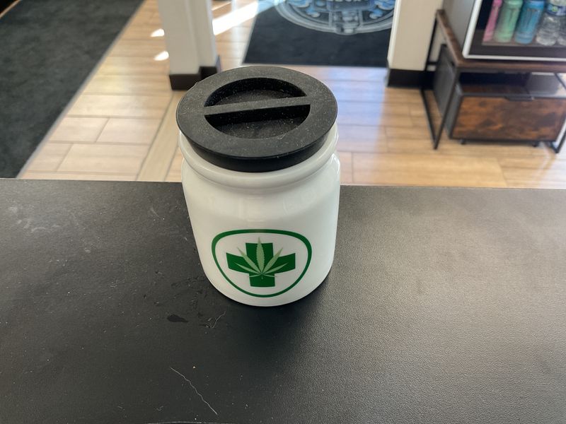 Medical Leaf Stash Jar