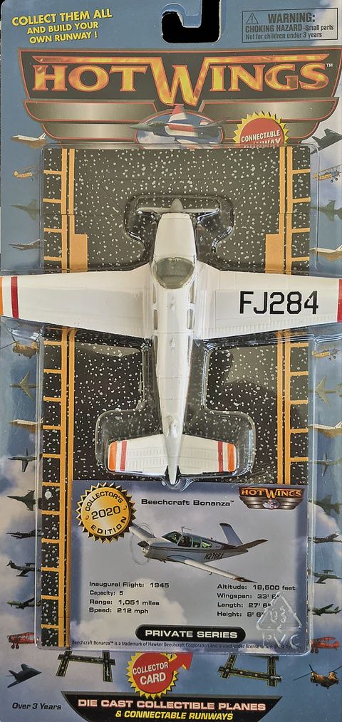 Beechcraft Bonanza (orange markings)