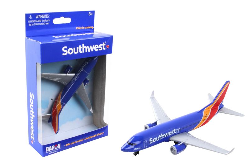 Southwest Airlines Die Cast Model Airplane