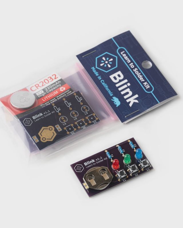 Learn To Solder Kit (Blink)