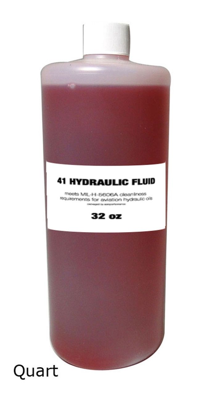 Hydraulic Fluid Quart With Screw Cap MIL-H-5606A