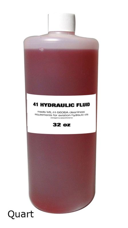Hydraulic Fluid Quart With Screw Cap MIL-H-5606A