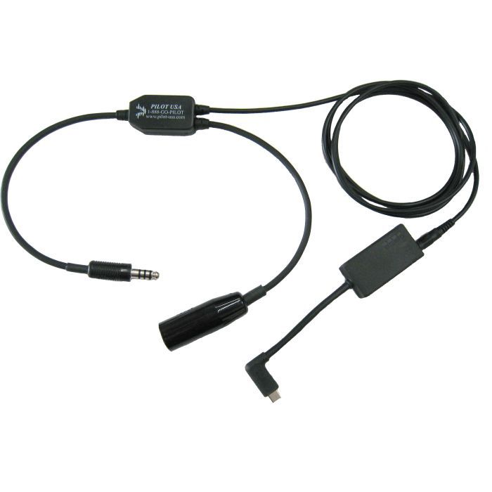 GoPro HERO Audio Recorder Adapter for Helicopter (Single Plug) Headset