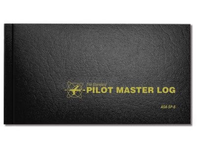 ASA Standard Pilot Master Log - Black (Larger)