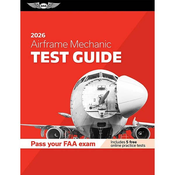 ASA AMT Airframe Mechanic Test Guide 2026