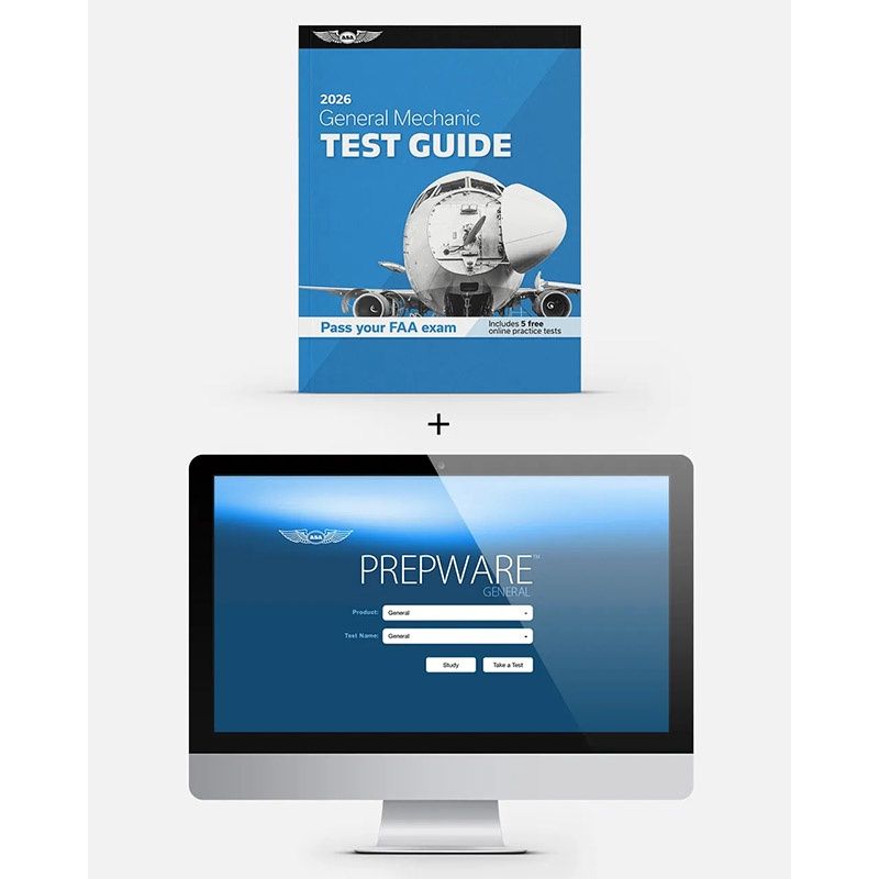 ASA AMT General  Mechanic Test Guide Plus 2026