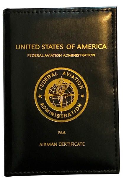 Airman Certification Holder With FAA Symbol