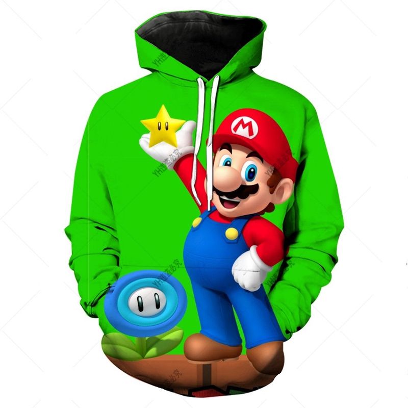 Chandail Mario Bros - Vert