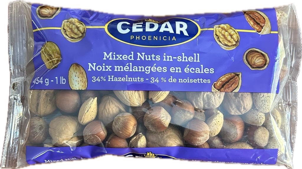 Noix mélangées en écales 454g