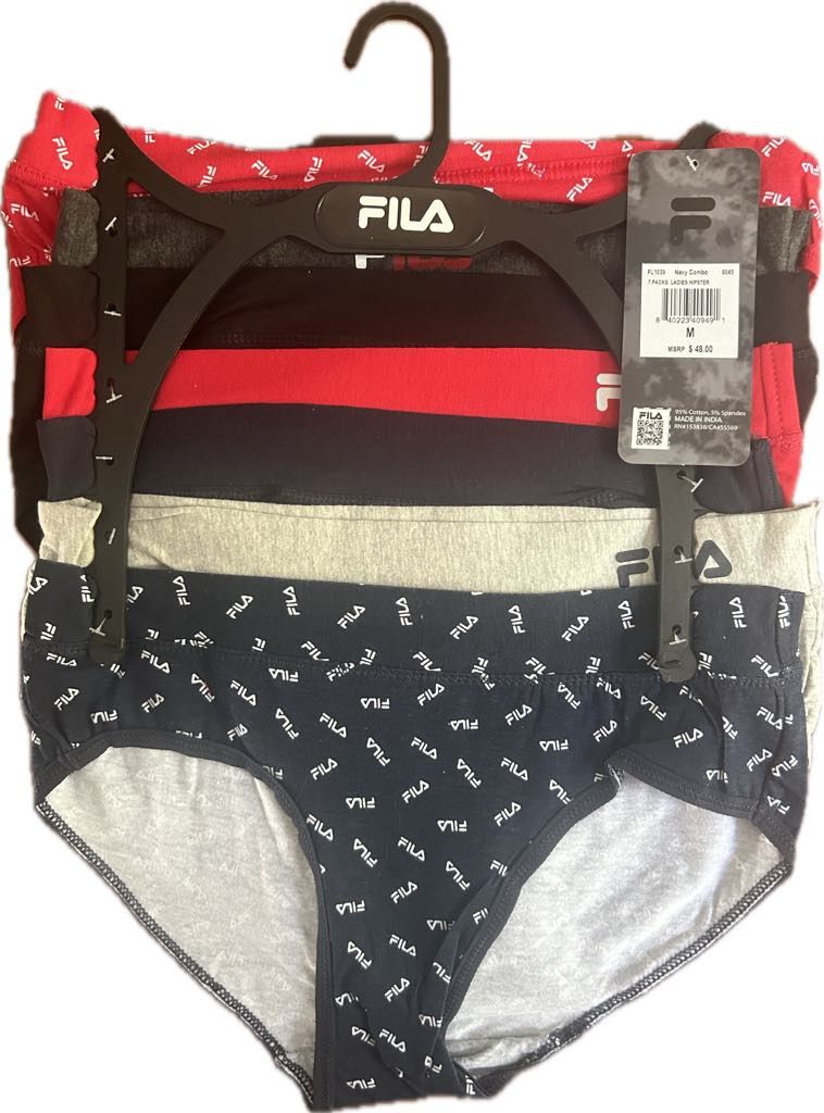 Sous-Vêtement pour femme Fila, emballe de 7 - Rouge