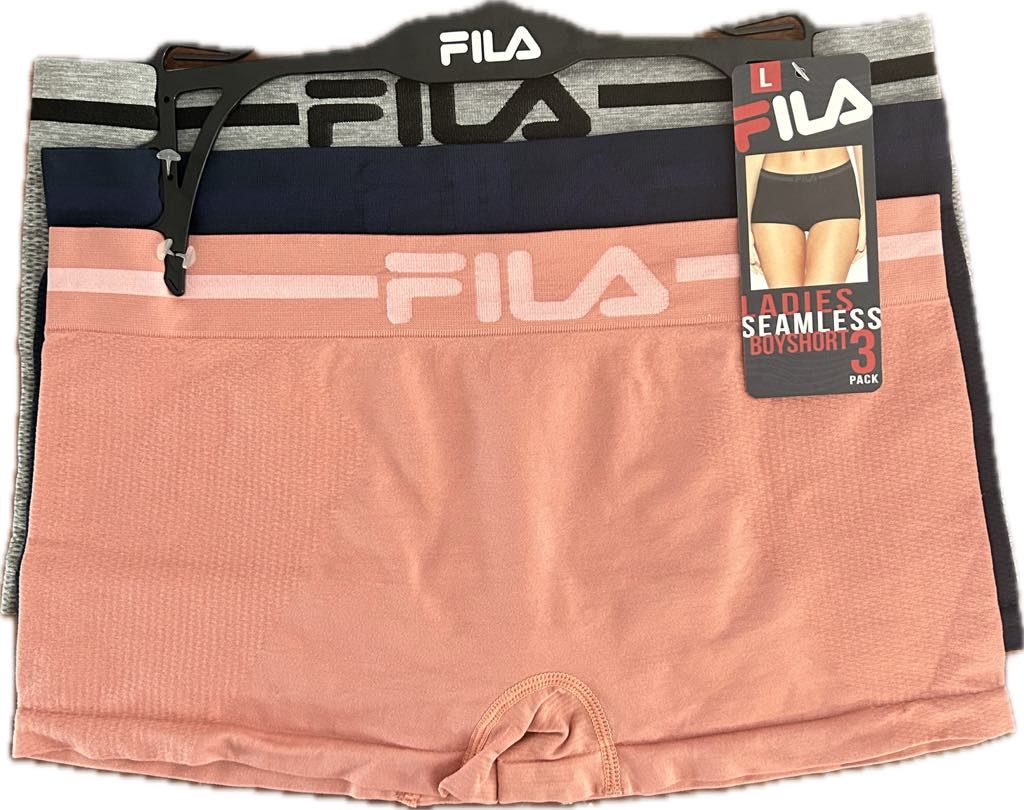 Trio de culotte Fila garçonnière- Vieux Rose
