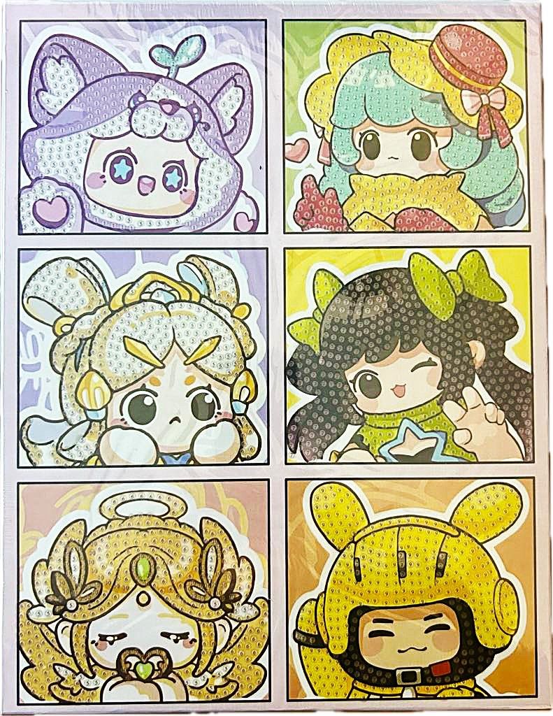 Peinture à diamant pour enfant- 6 Casse