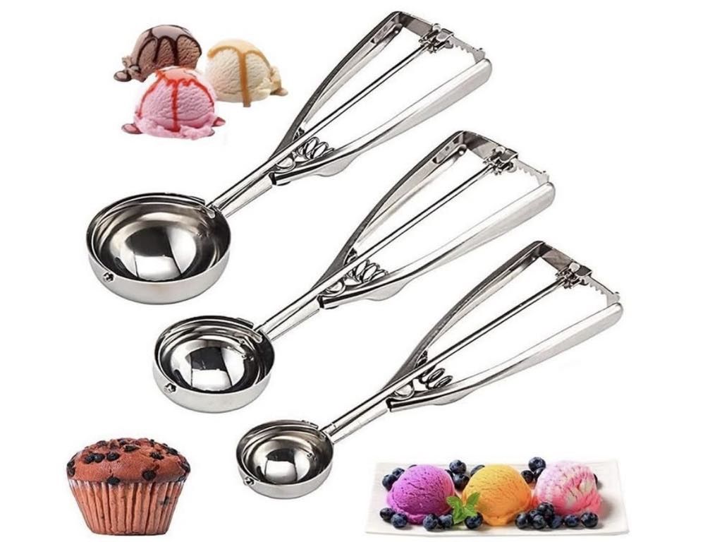 Trio de Cuillère a crème glacé