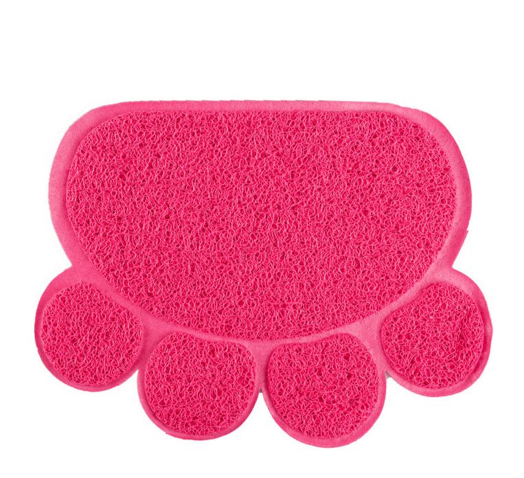 Tapis ramasse-litière- Rose