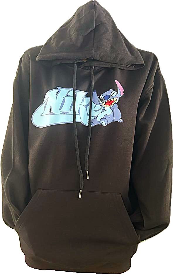 Hoodies Noir Nike Stitch #3