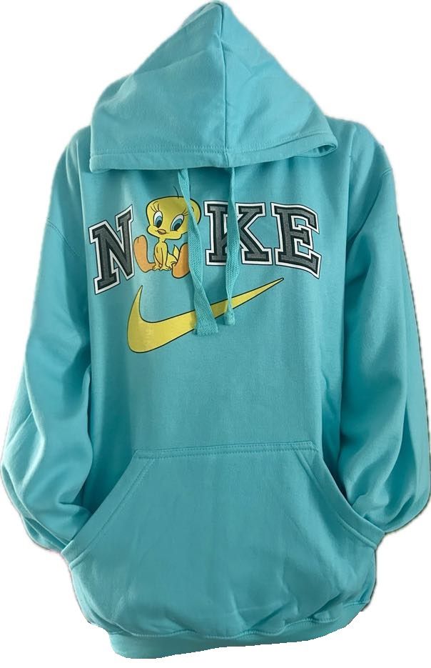 Hoodies Turquoise- Nike