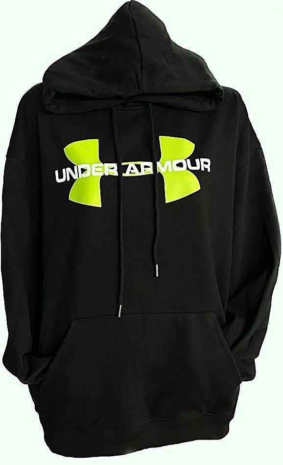 Hoodies Noir Under Armour Vert