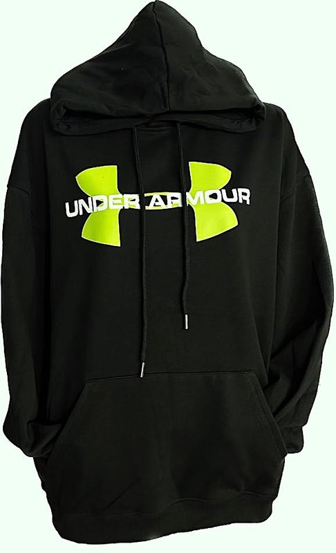 Hoodies Noir Under Armour Vert