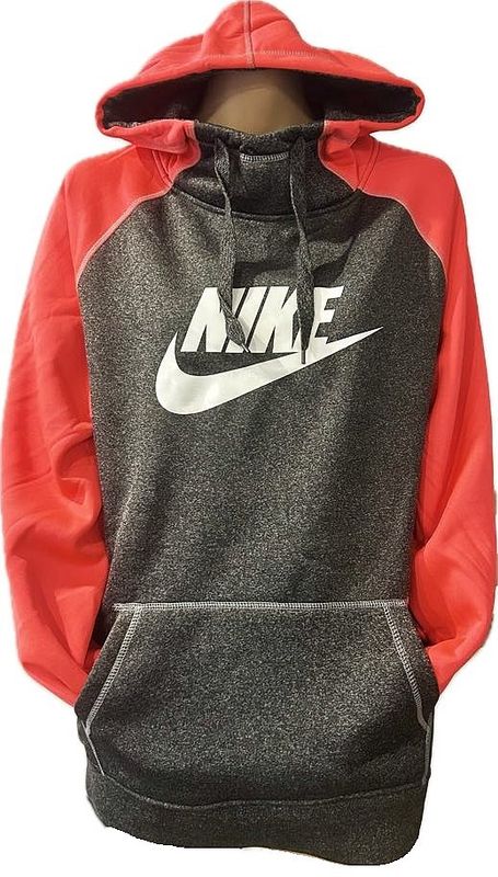 Hoodies- Nike Charcoal/ Rose #1
