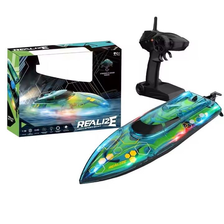 Bateau de course télécomandé