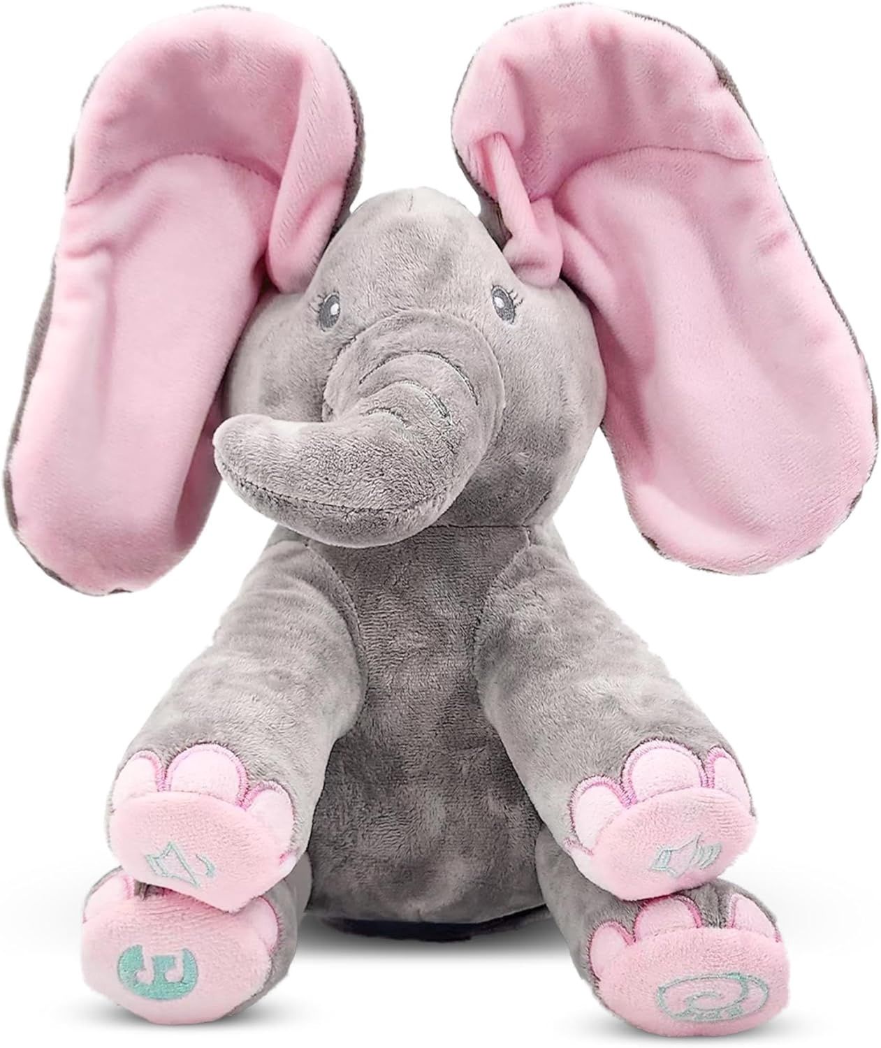 Peluche éléphant Peek A Boo