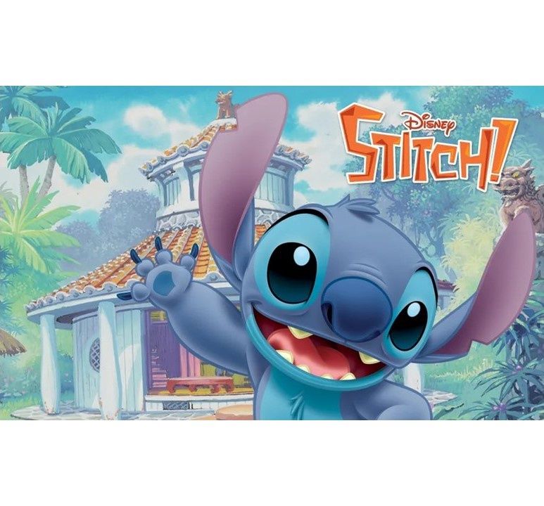 Tapis d&#39;animation 3D Stitch Maison