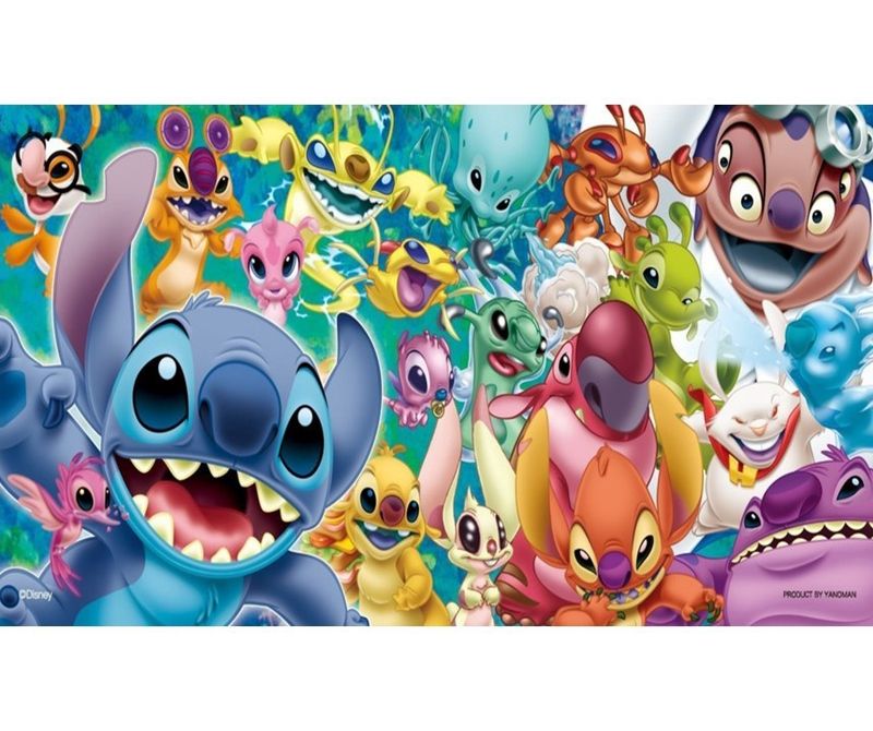 Tapis d&#39;animation 3D Stitch &amp; Cie
