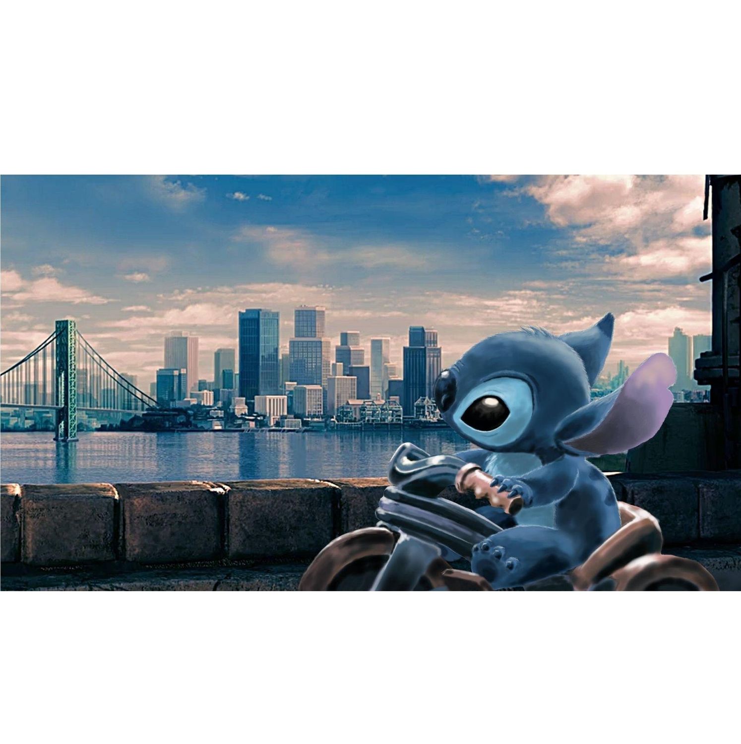 Tapis d&#39;animation 3D Stitch ville