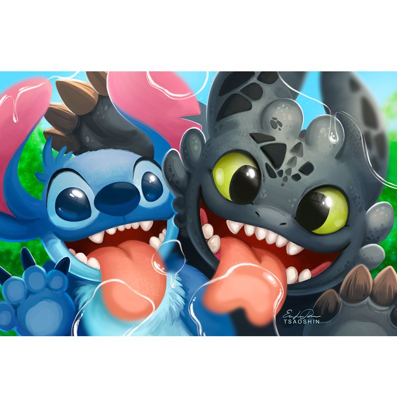 Tapis d&#39;animation 3D Stitch
