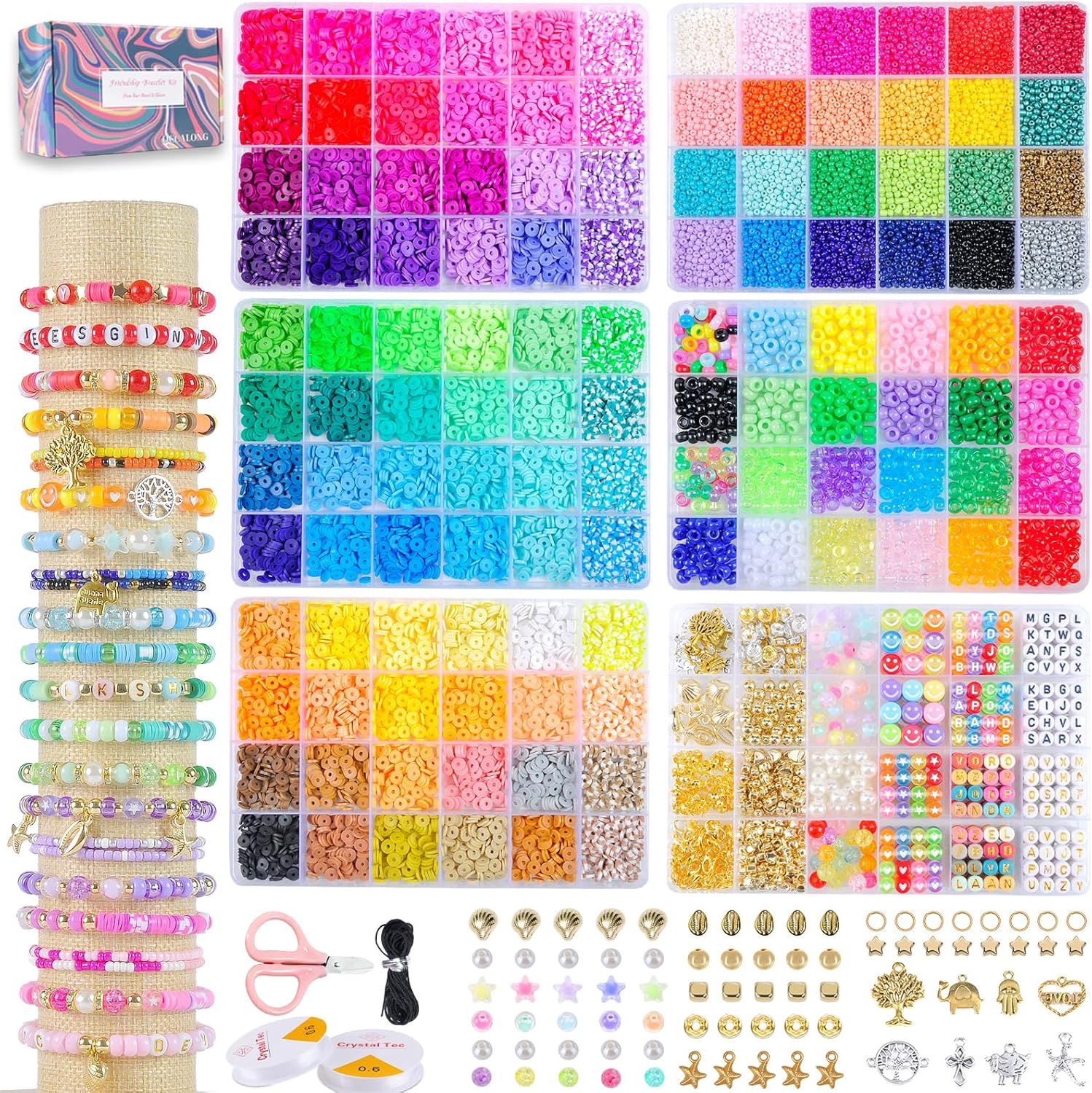 Kit de fabrication de bijoux- 13 000 pièces