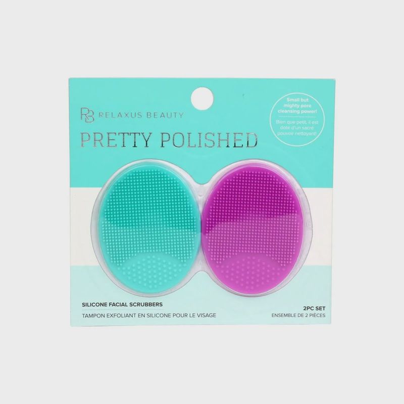 Tampon exfoliant en silicone pour le visage