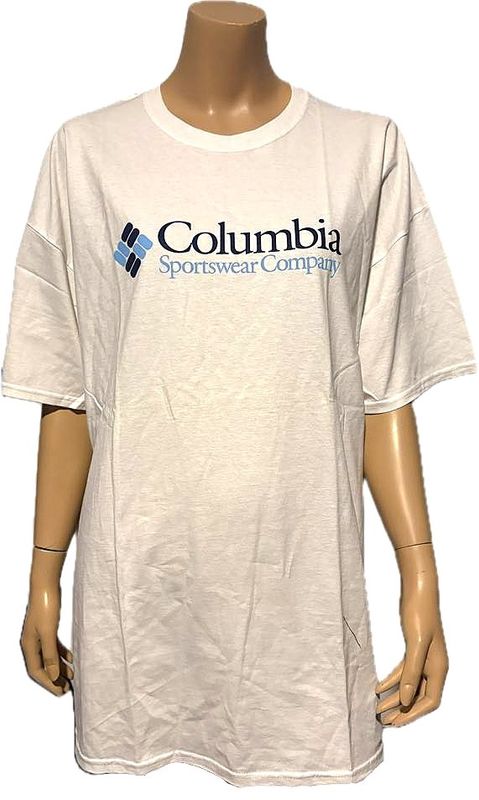 T-shirt Columbia - Blanc