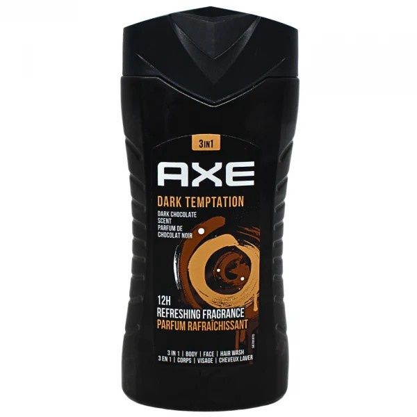 AXE Gel douche 3 en 1 Darck Temptation