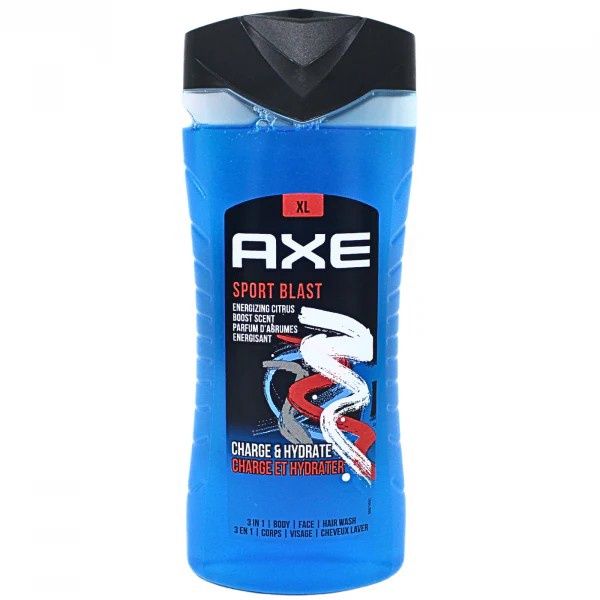 AXE Gel douche 3 en 1 Sport Blast