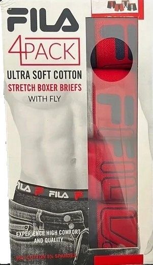 Ensemble de 4 boxeurs coton Fila *VENTE FINALE*