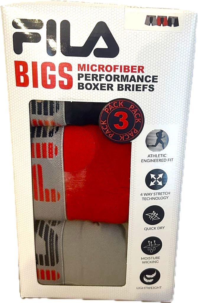Ensemble de 3 boxeurs Fila Microfibre *VENTE FINALE*