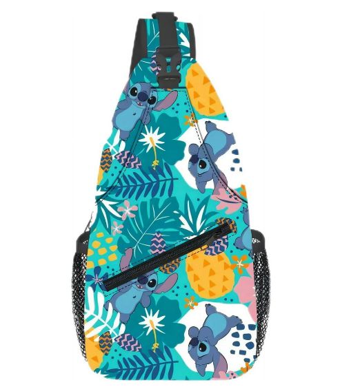Sac bandoulière Stitch - Vert