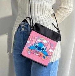 Petite sacoche- Stitch rose