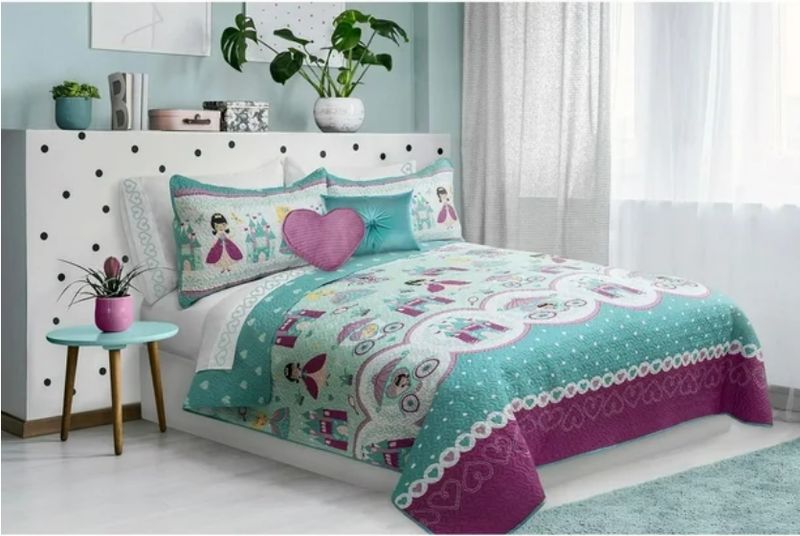 Ensemble de courtepointe Lit Double- Fiona