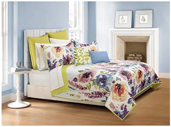 Ensemble de courtepointe Lit Double- Talia