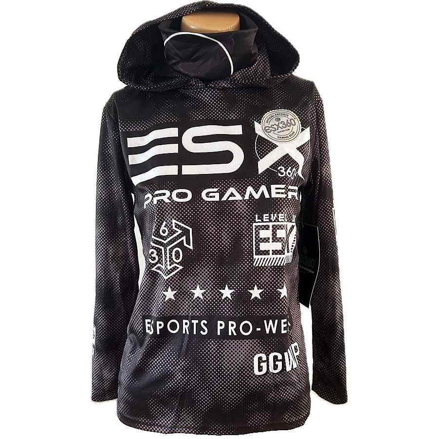 Chandail ESX avec cagoule- Noir