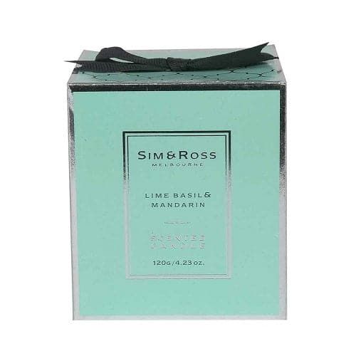 Bougie Parfumé- Basilic citron vert &amp; Mandarine