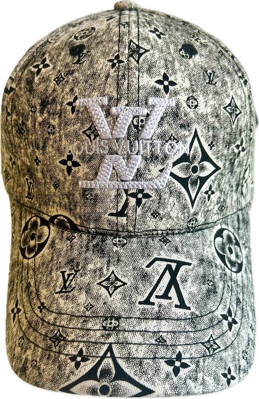 Casquette Louis Vuitton- Gris et blanc