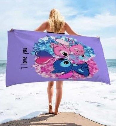 Serviette - Stitch I Love You