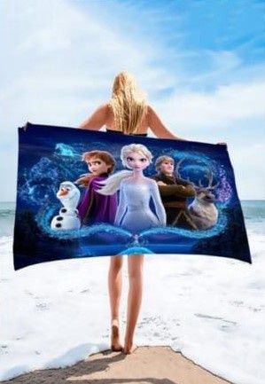 Serviette - Reine des neiges- foncé