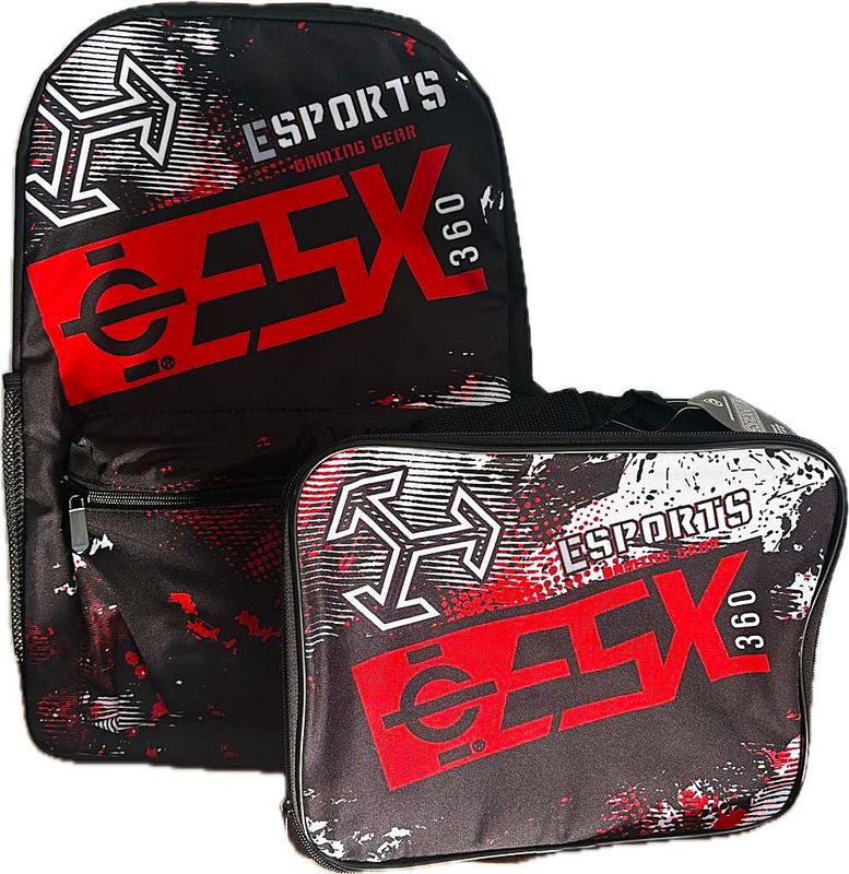Sac a dos et Sac a lunch ESX 360- Rouge