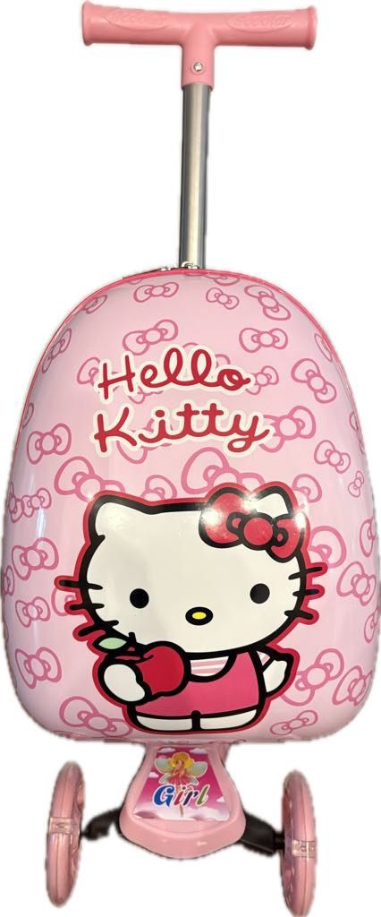 Trottinette Valise 3 roues lumineuse- Hello Kitty
